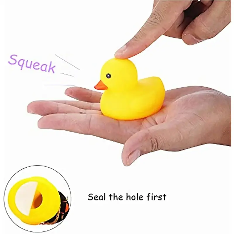 Thumbnail: Rubber Duck Toy Bike Car Ornaments Yellow Black Pink Duck Car Dashboard Decorati