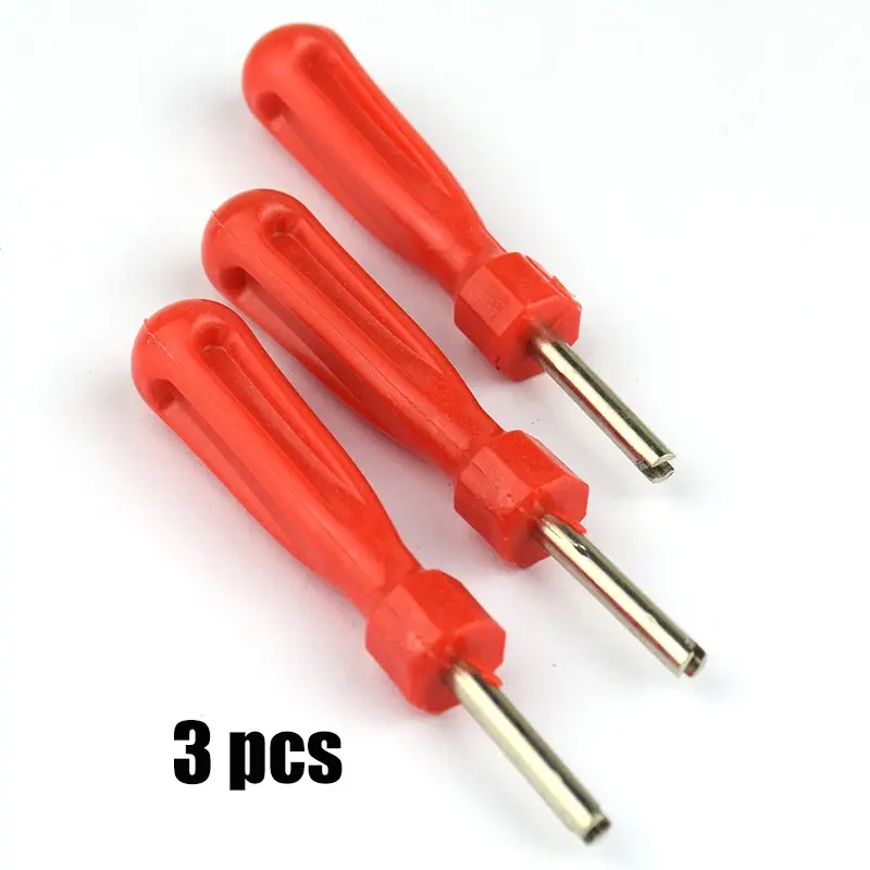 Thumbnail: Slotted Handle Tire Valve Stem Core Remover Screwdriver Removal Tool Car Bike Bi