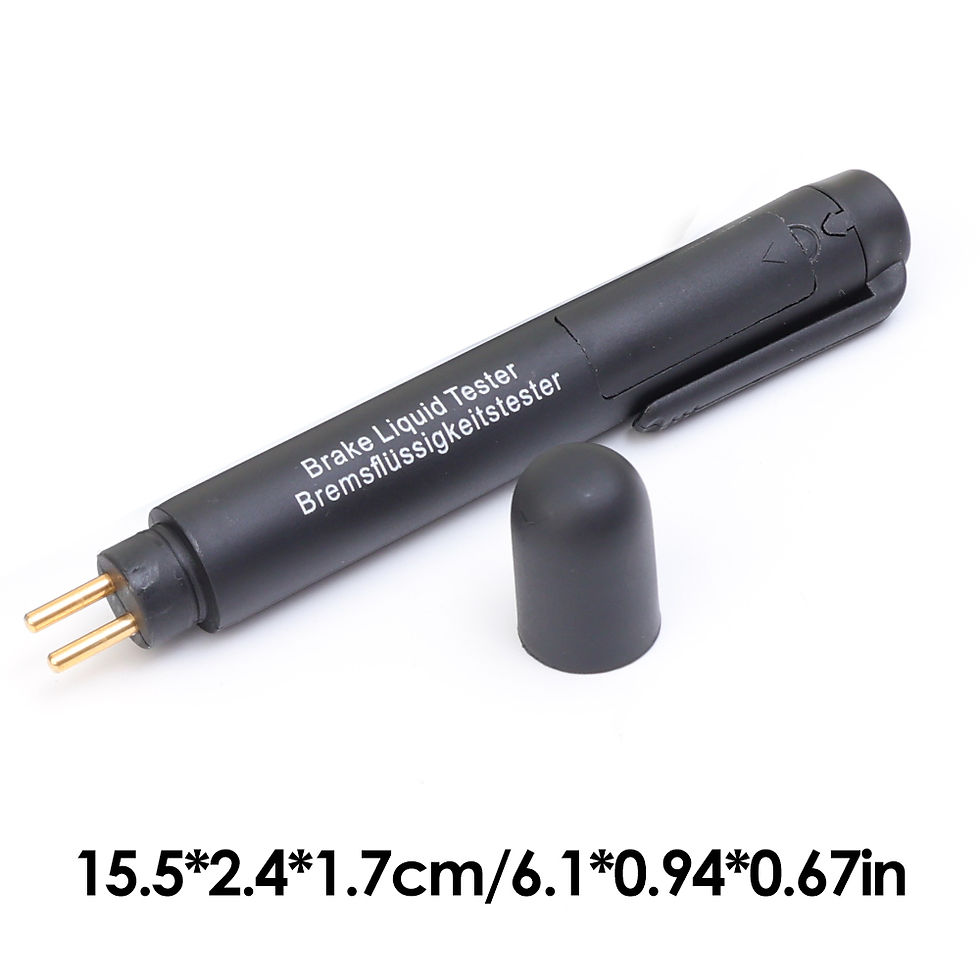 Thumbnail: Car Brake Oil Detection Pen Nickel Plated Metal Probe Portable Automatic Brake F