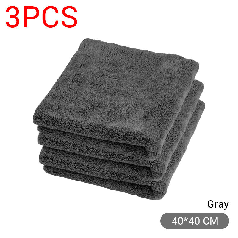 Thumbnail: 40X40cm Microfiber Towels Car Care Washing Thicken Towel Car Detailing Drying Cl