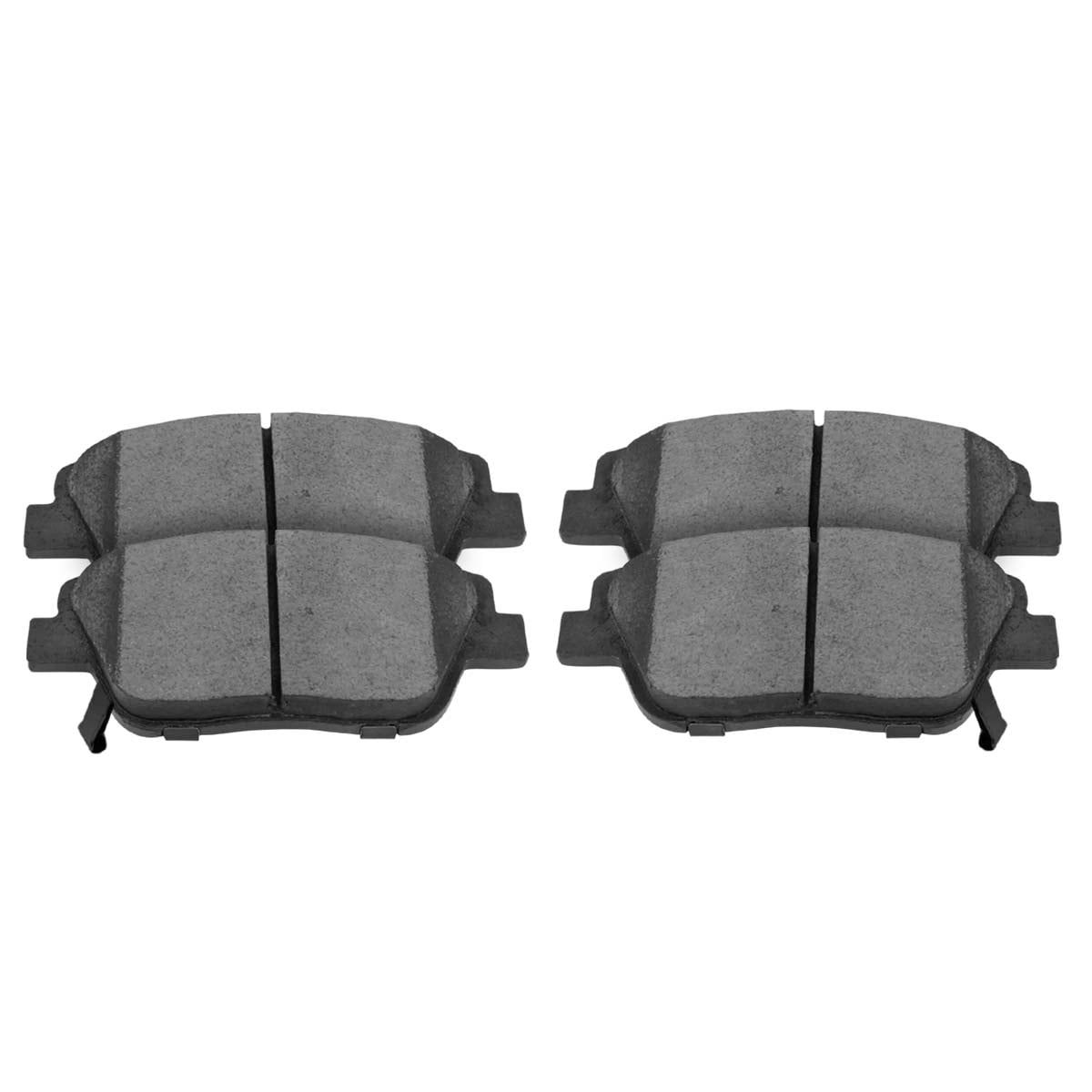 AutoShack Front Performance Ceramic Brake Pad Kit Driver and Passenger Side..