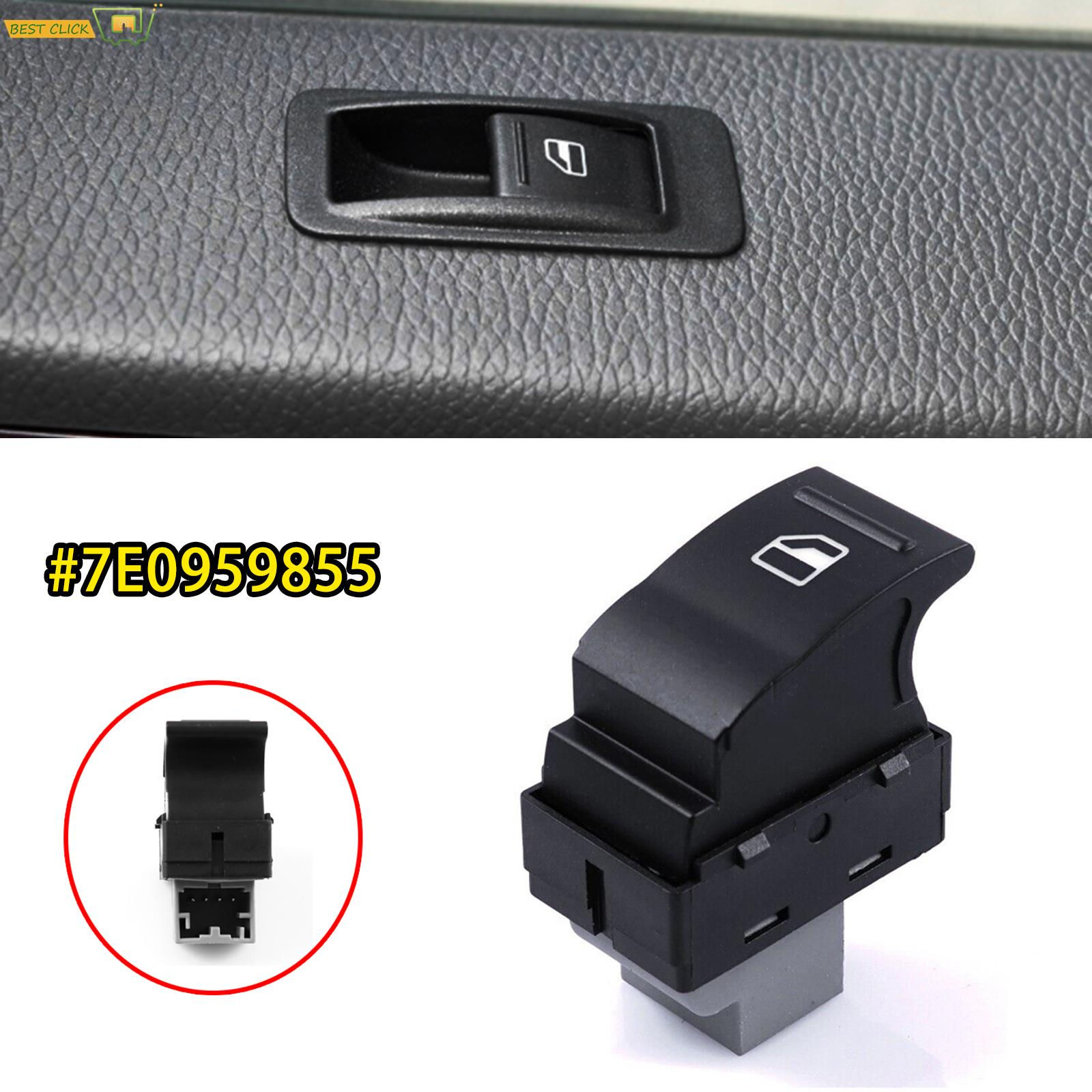 Auto Car Electric Door Window Single Switch Button Control 7E0959855 For VW Tran