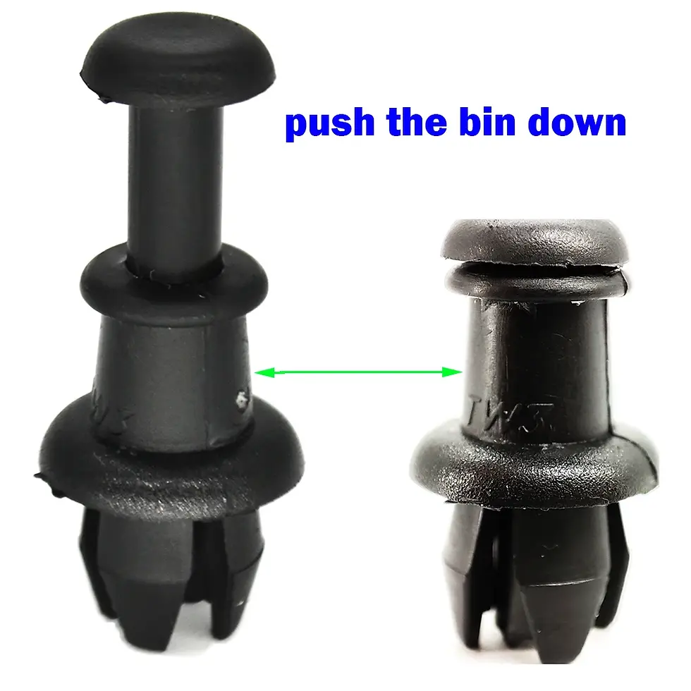 Thumbnail: 2Pcs/Pair Boot Trunk Parcel Shelf Tray Strap String Clips Hook Tonneau Pivot Hol