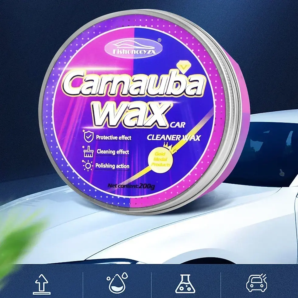 Thumbnail: Car Wax Auto Paint Care Carnauba Paste Wax Brazilian Polishing Wax Paste High Gl