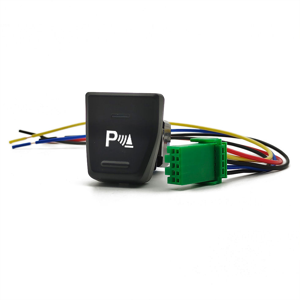 Thumbnail: 1Pc Interior LED Front Fog Light Rearview Mirror Heating Push Button Camera Swit