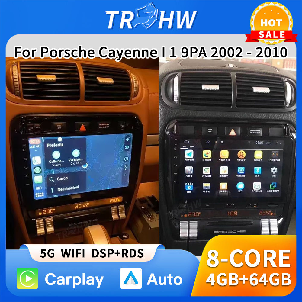 Car Radio For Porsche Cayenne 957/955 2002 - 2010 Car Multimedia Video Player WI