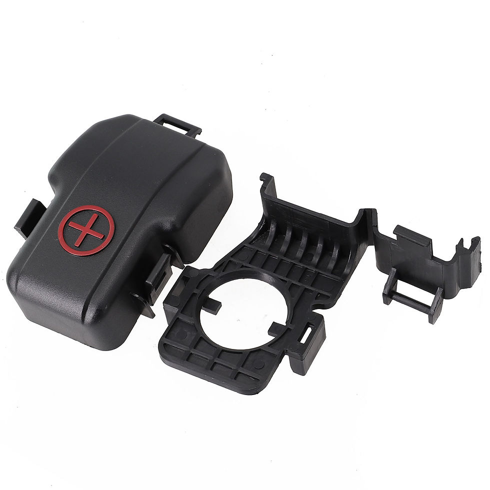 Thumbnail: Cover Battery Terminal Cap Black Car Accessories Plastic Replacement 4inch Batte
