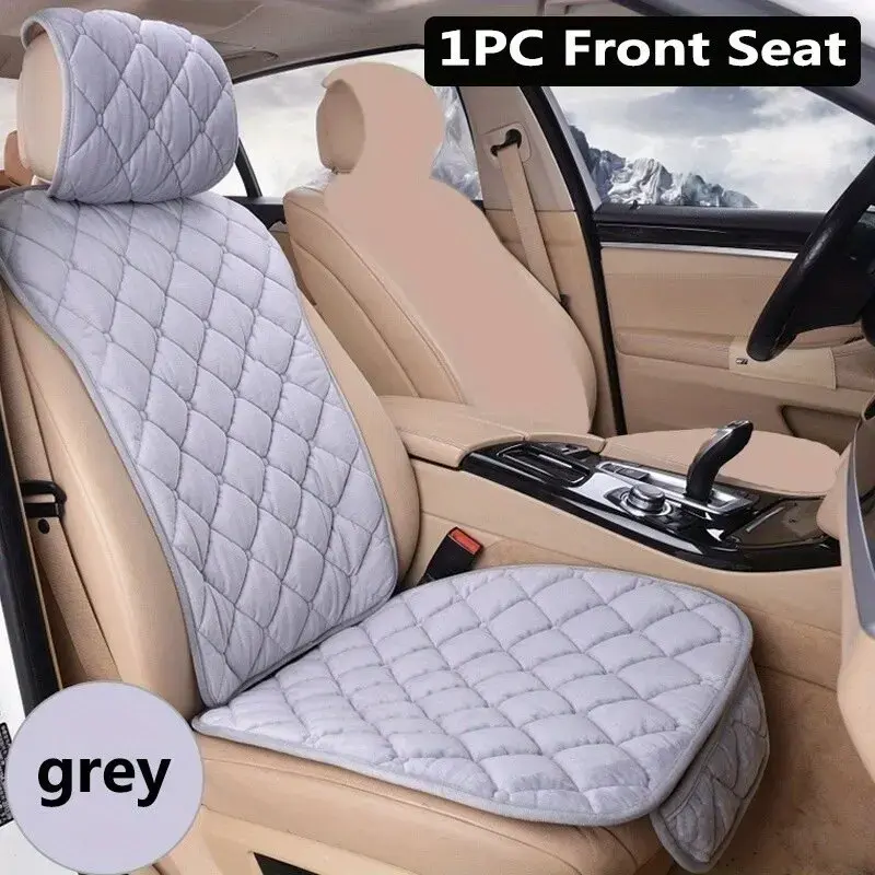 Thumbnail: Car Seat Covers Protector Set Universal Auto Front Rear Chair Cushion Pad Warm P
