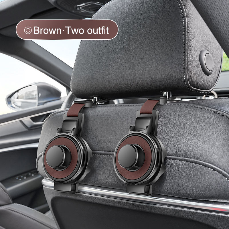 Thumbnail: 3 in 1 Car Multifunctional Water Cup Holder Car Seat Headrest Hook Mobile Phone