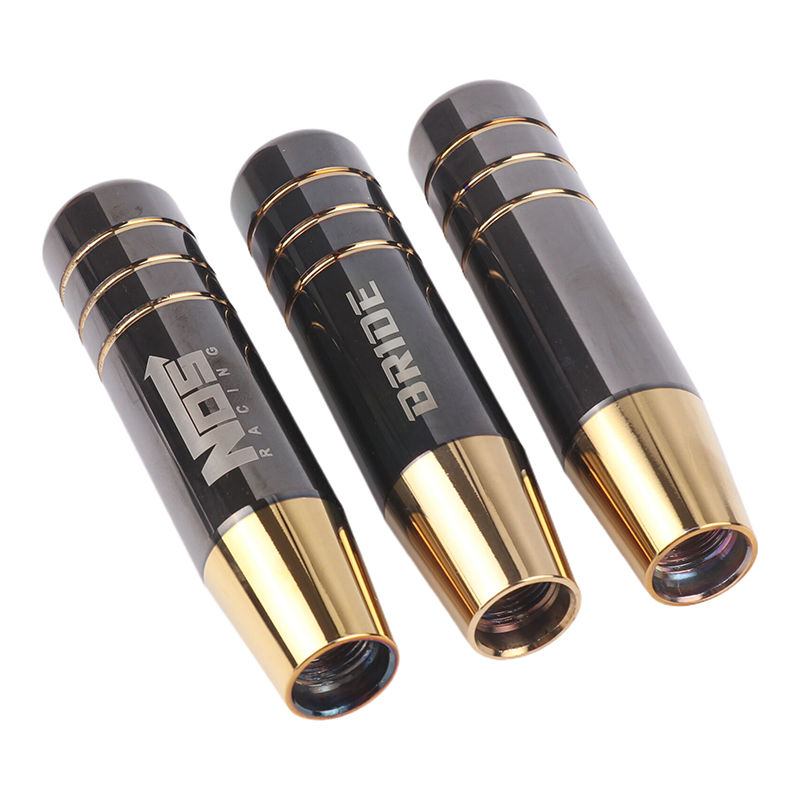 Thumbnail: 13cn Universal Accessories Burnt Gold Black Shifter Stick Lever Gear Knob Alumin