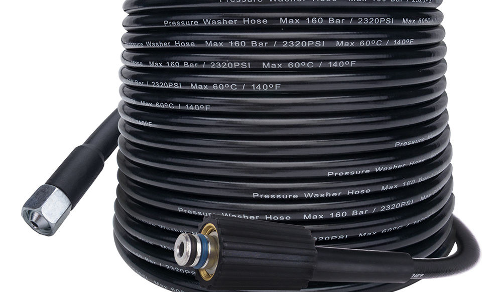High Pressure Washer Hose Car Washer Water Cleaning Hose 10m * 160bar for Huter