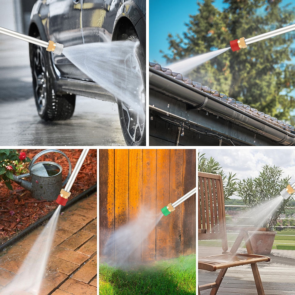 Thumbnail: Efurden Electric Pressure Washer, 3800 PSI 2.0 GPM, 4 Quick Connect Nozzles..