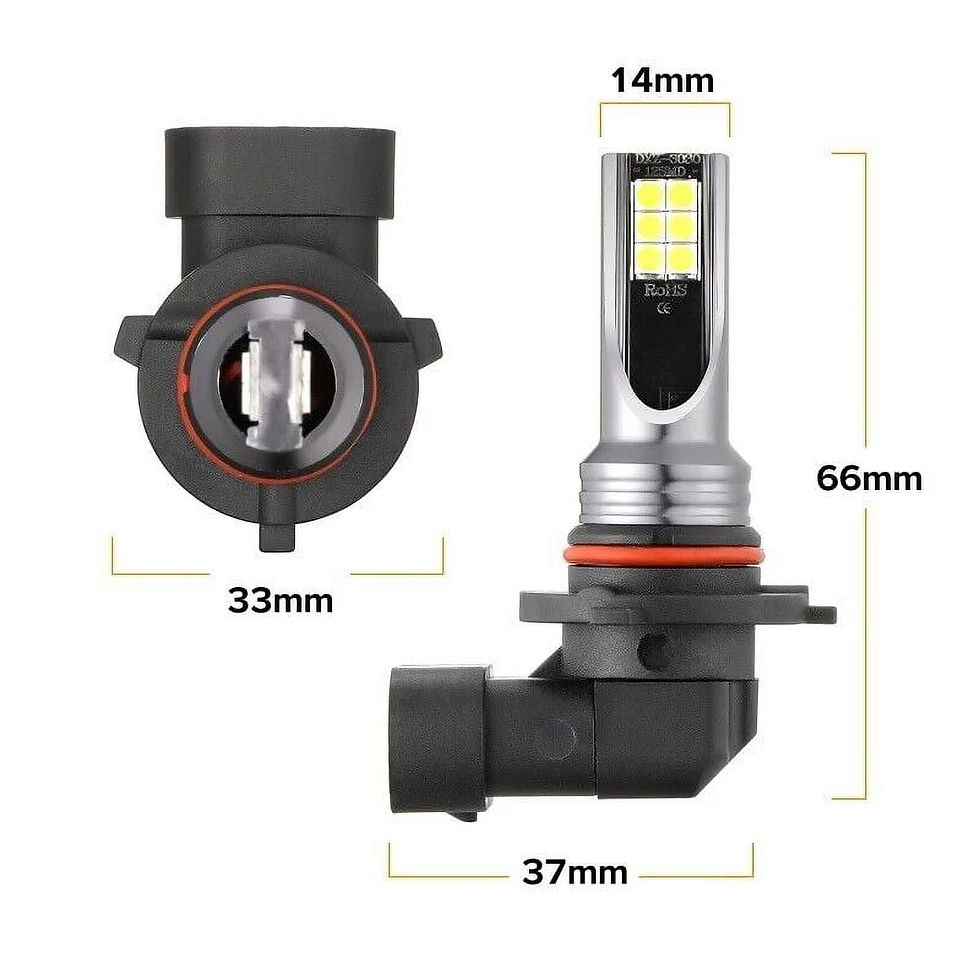 Thumbnail: 9005 9006 LED Headlights Kit Combo Bulbs 8000K High Low Beam Brightest Fanl..