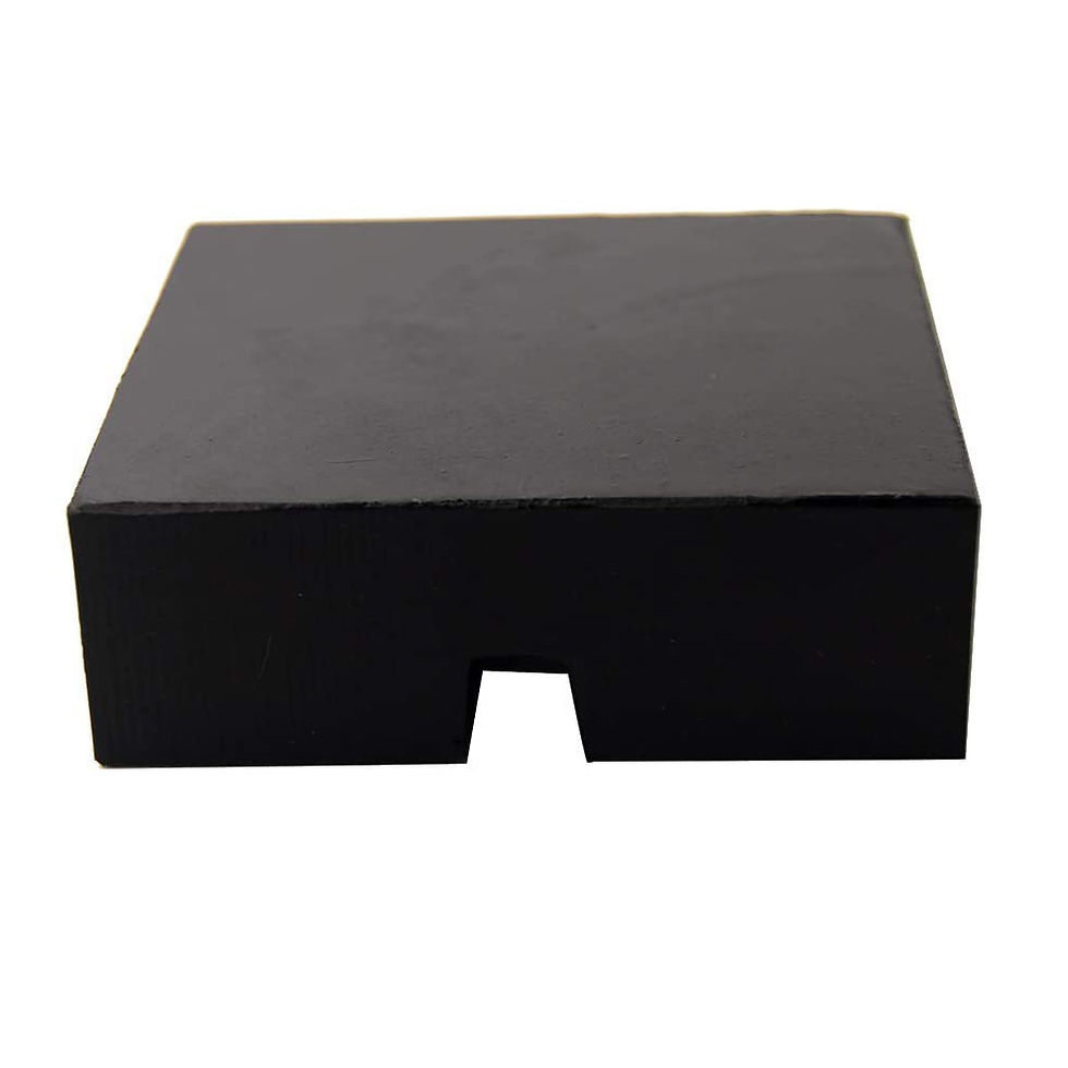 Thumbnail: Car Lift Jack Stand Rubber Pads Black Rubber Slotted Floor Jack Pad Frame Rail A