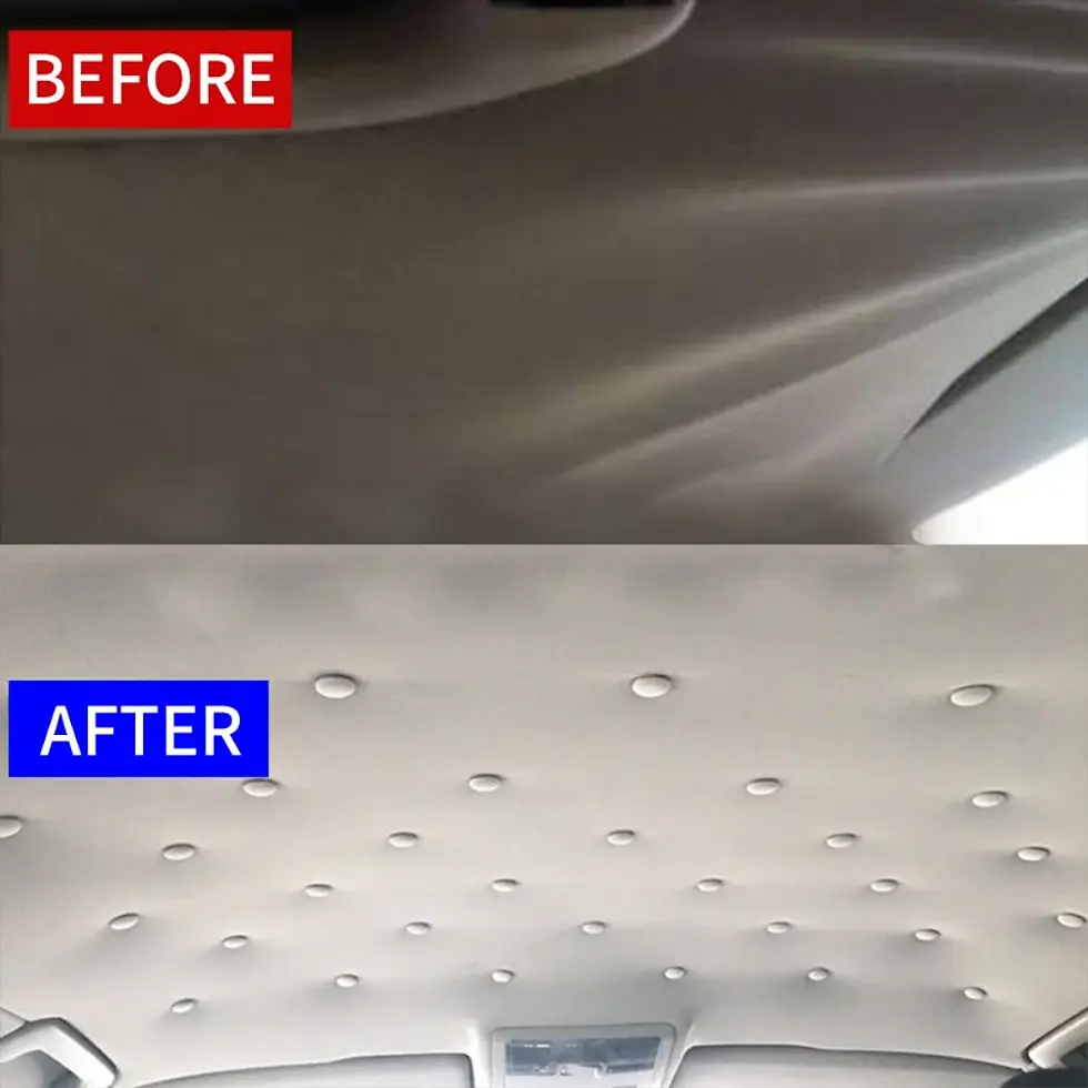 Thumbnail: Car Interior Roof Fixing Buckles Screw Set Headliner Cloth Fabric Rivets Retaine