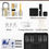 Thumbnail: Beginner Lock Picking Kit - 34 Piece Set with Steel Picks & Transparent Loc..