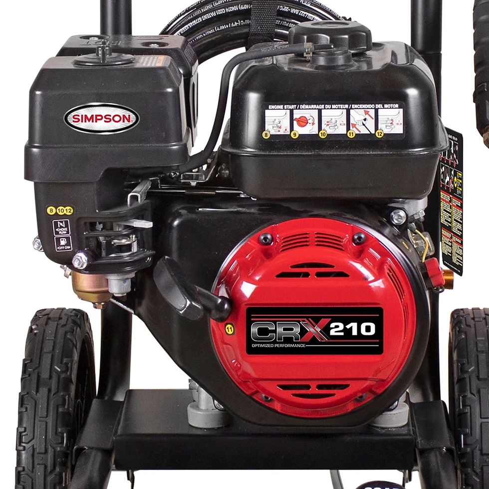 Thumbnail: Restored Simpson Megashot MS61220 3000 PSI 2.4 GPM CRX 208cc Gas Pressure W..
