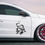 Thumbnail: 2PCS Dragon Styling Car Stickers For Audi Volkswagen VW Ford Focus Toyota BMW Me
