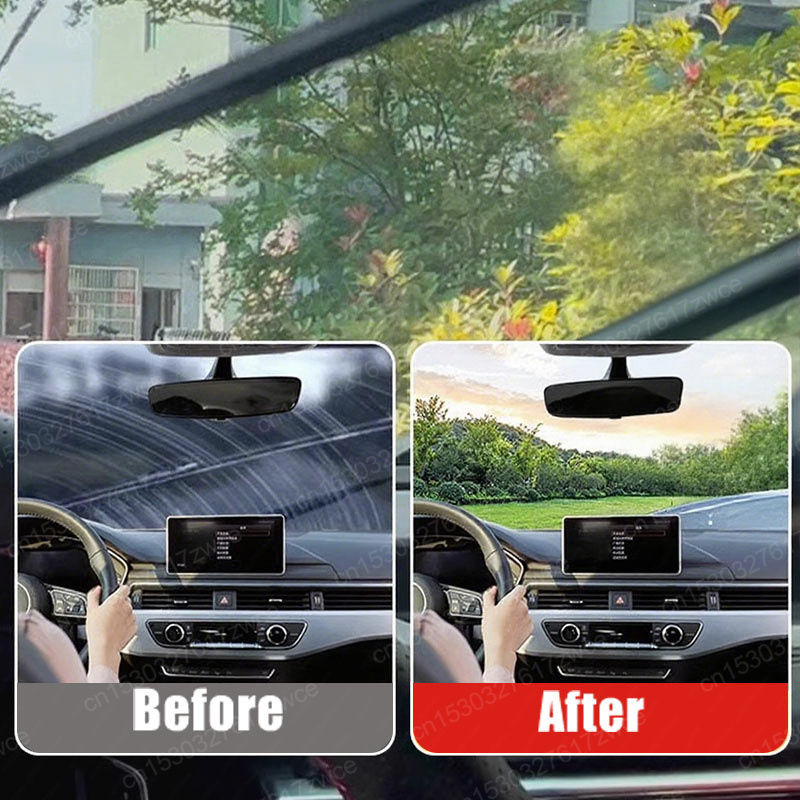 Thumbnail: Car Glass Polishing Paste Windshield Oil Film & Oxidation Removal Long-Lasting H