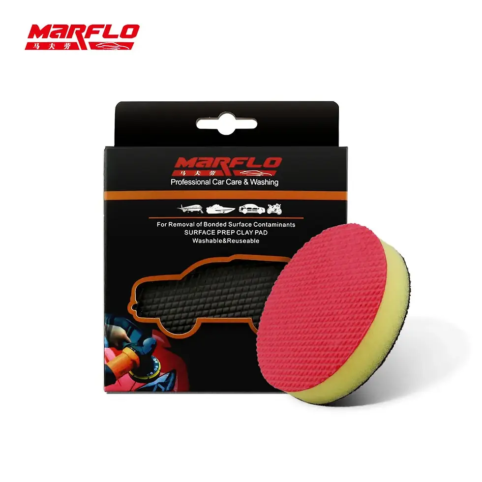 Thumbnail: 80mm Marflo Car Magic Clay Bar Polishing Disc Polish Pad Car Cleaning Sponge