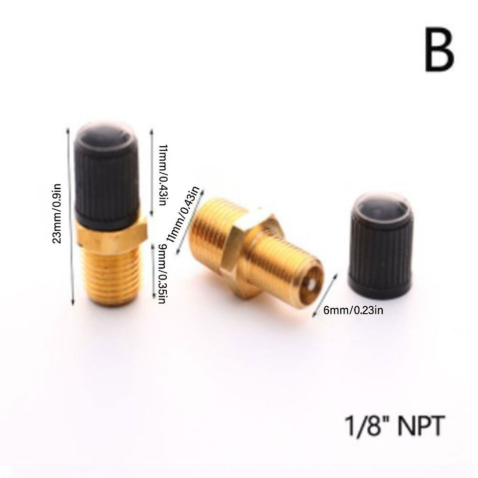 Thumbnail: 1/4 NPT 1/8 NPT M10 Air Compressor Tanks Fill Valve Anti-Corrosion Brass Schrade