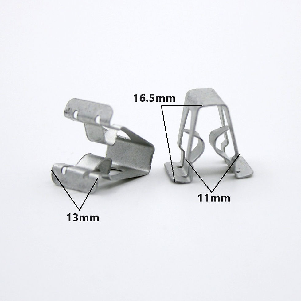 Thumbnail: 10 Pcs Metal Trim Panel Clips Interior Lining Car Panel Fastener Grommet Clips M