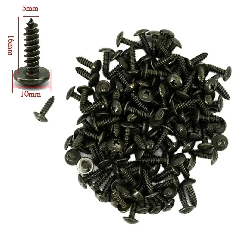 Thumbnail: 10PCS Metal Screws Self-Tapping Fasteners Mixed Use Automotive Motorcycle Screw