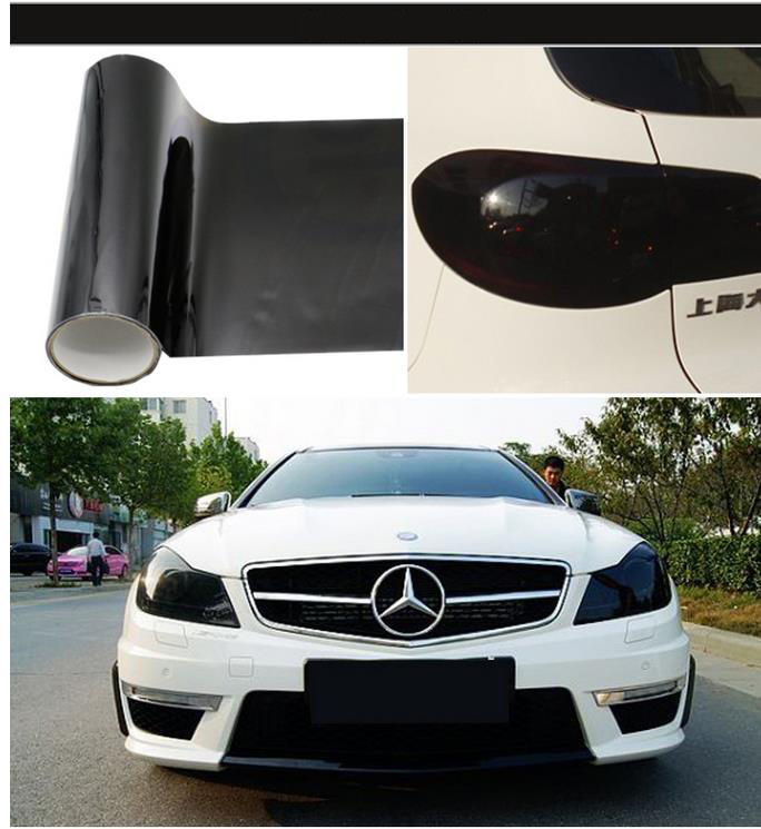Thumbnail: Car Headlight Protective Film Car Vinyl Wrap Sticker Headlight Taillight Fog Lig