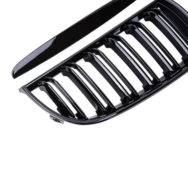 Thumbnail: Pulleco Grille Racing Grill Gloss Black Car Front Bumper Grilles For BMW E90 E91