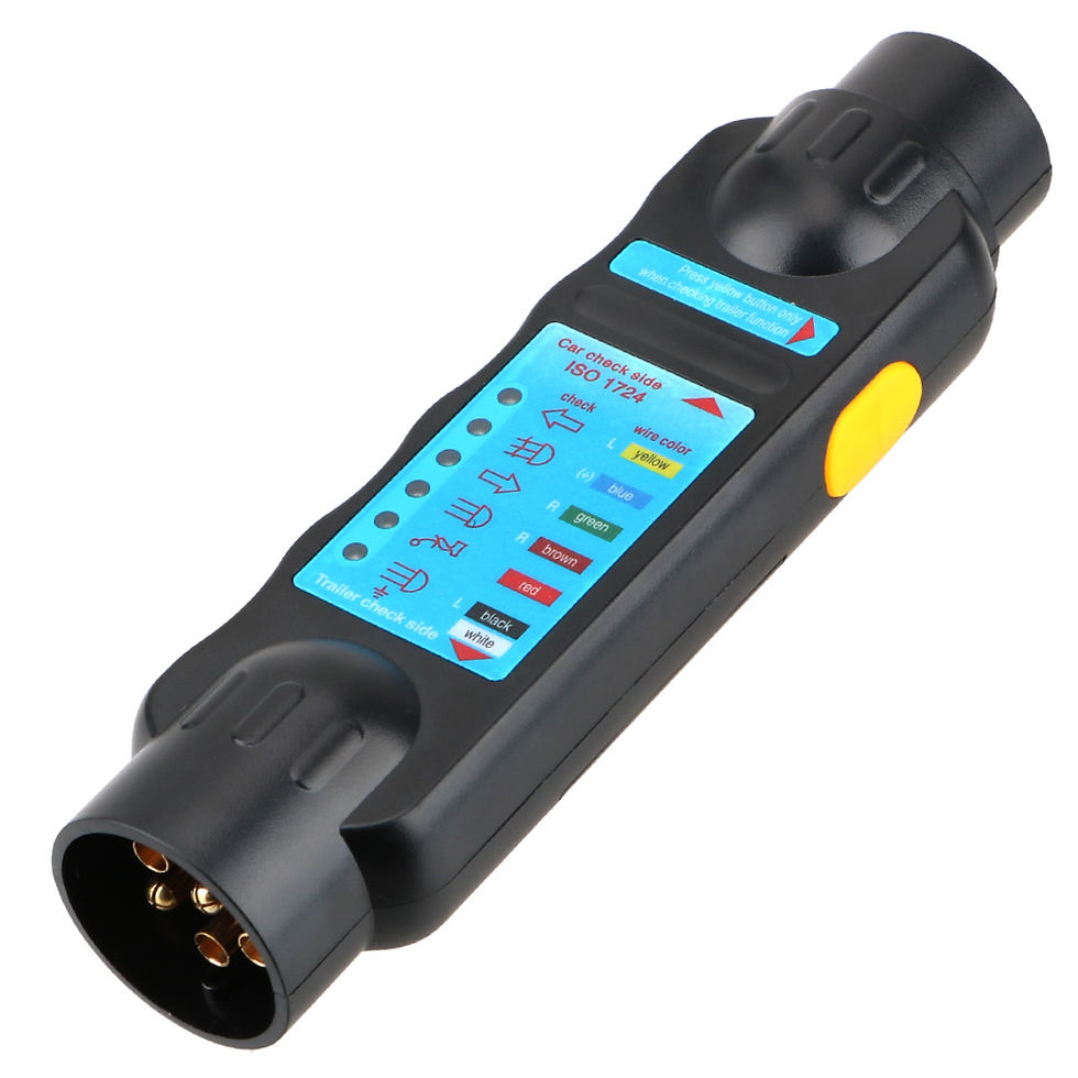 Thumbnail: 12V 7Pin Plug Socket Trailer Relay Tester Diesel Car Diagnostic Tools For Turn S