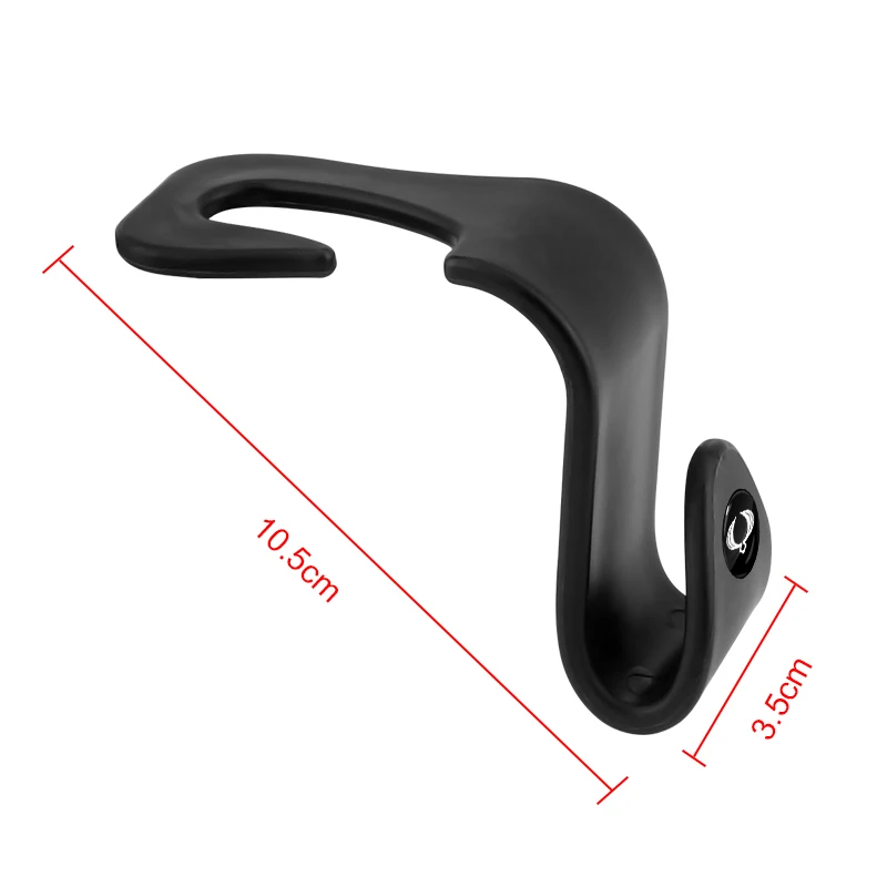Thumbnail: 4Pcs Portable Car Seat Backrest Hooks Auto Seat Headrest Hook Hanger Bracket Car