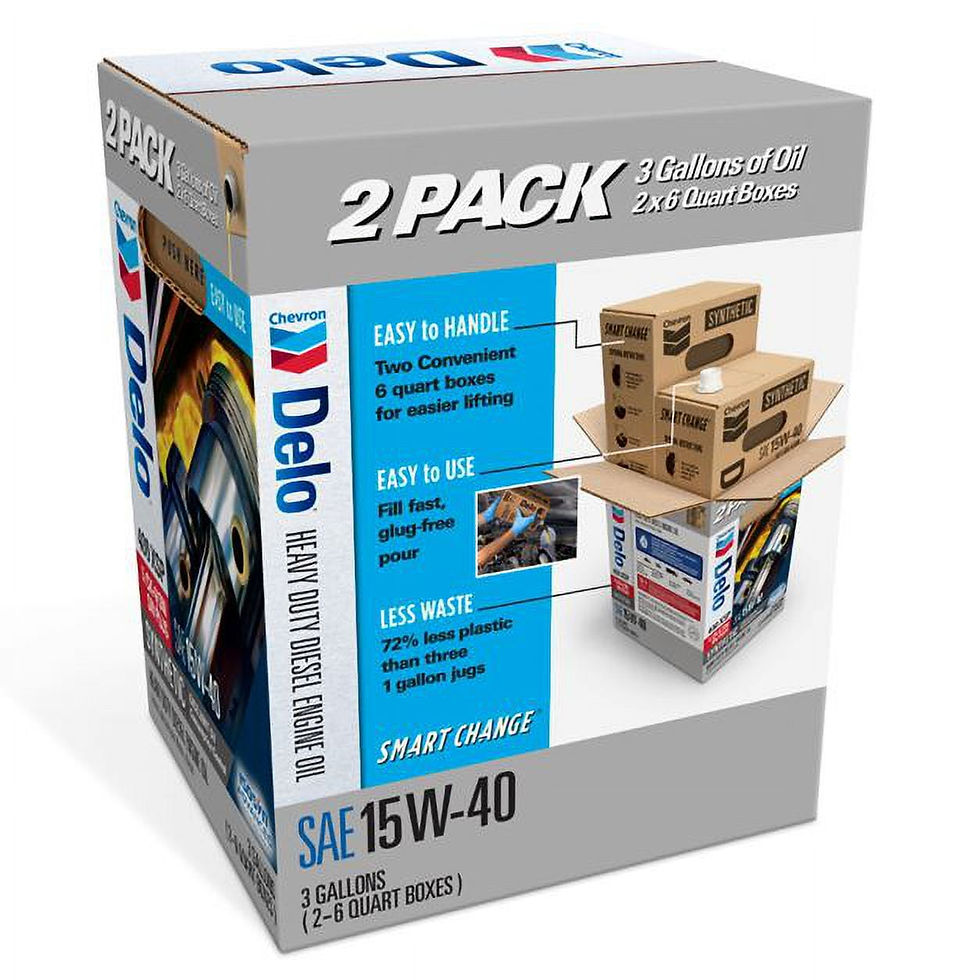 Thumbnail: DELO XSP Full Synthetic Diesel Motor Oil SAE 15W-40 3 Gallon Smart Change C..