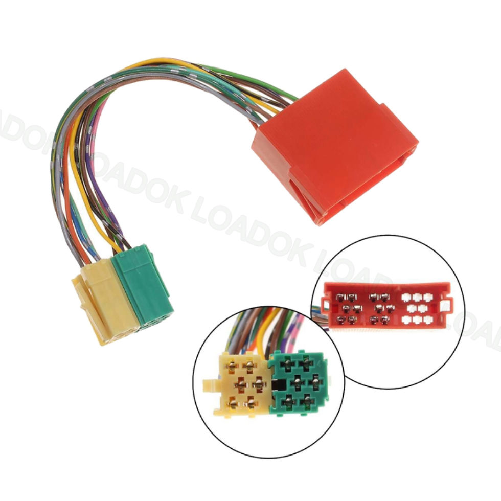Thumbnail: Car Bluetooth 5.0 AUX Handsfree 8 Pin Adapter A2DP Music Audio Cable For Audi A3