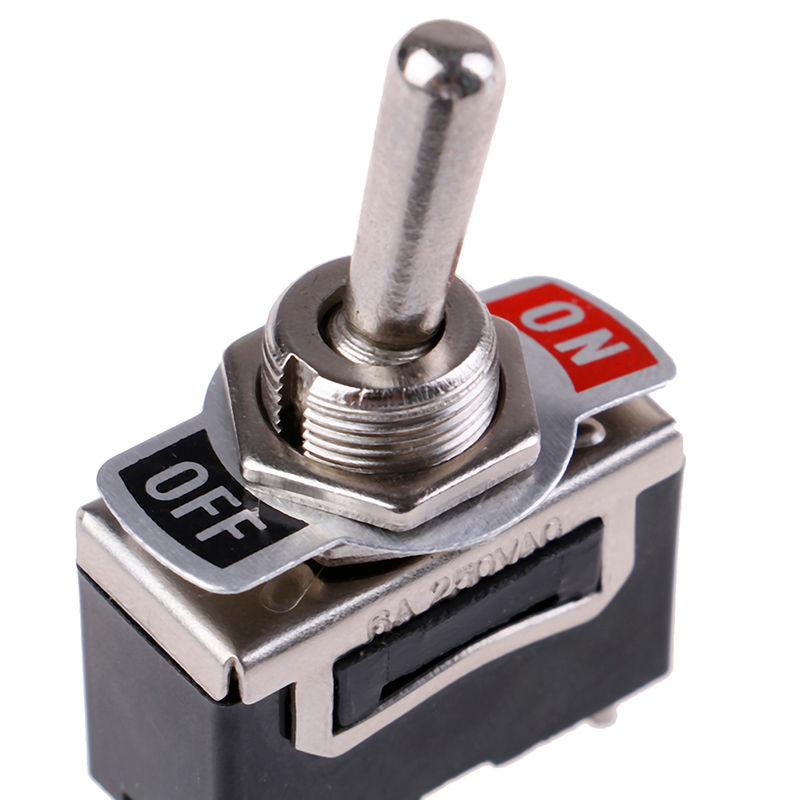 Thumbnail: Toggle Switch Cover ON/OFF Switch Metal Lever Car Dash Light with Missile Cover