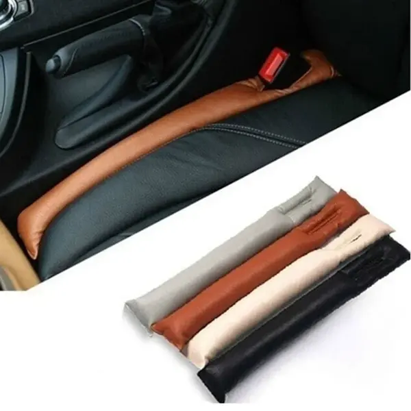 Car Seat Gap Filler Soft Car Styling Padding Leather Leak Pads Plug Spacer Unive