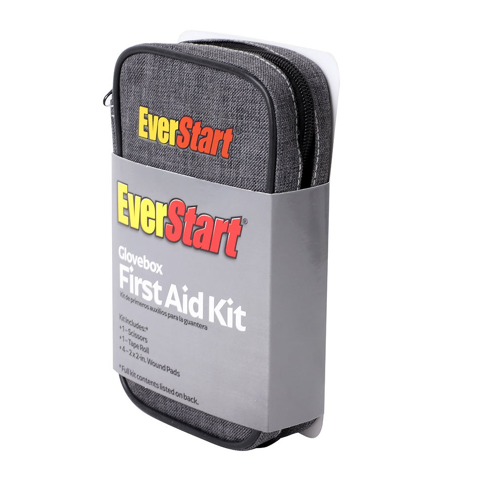 Thumbnail: EverStart 82-Piece Glovebox First Aid Kit with Instructions. Assembled Prod..
