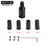 Thumbnail: M12x1.25mm /M10x1.5mm Universal Aluminum Gear Shift Knob Shifter Adapter For Non