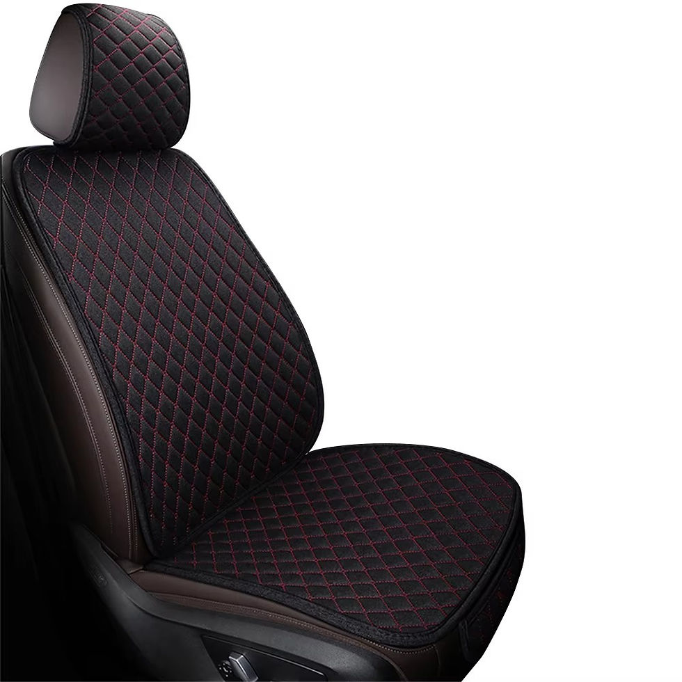 Thumbnail: Universal Flax Car Seat Cover Front Rear Cushion Comfortable Breathable Protecto