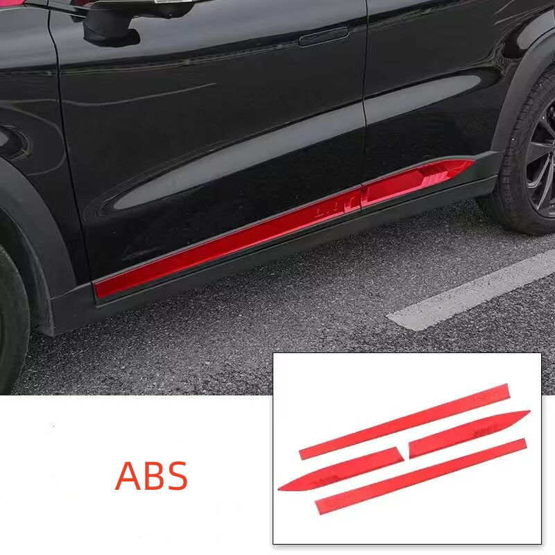 Thumbnail: Body Side Door Edge Skirt Gate Bumper Strips Trims Cover Car Decorative Accessor