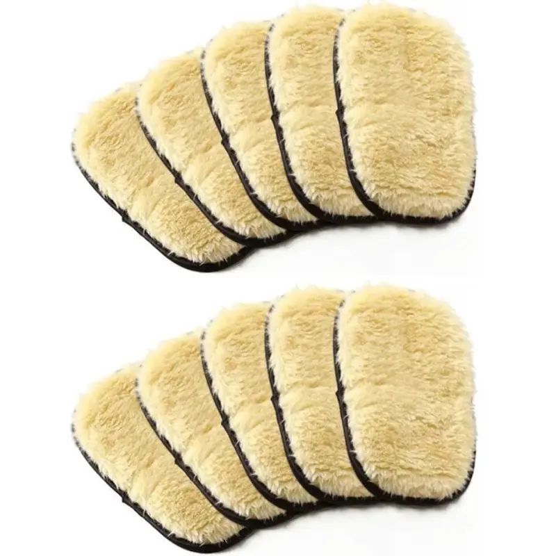 ISGTDRM Car Cleaning Sponge Glove Car Polishing Washing Mitt Gloves Microfibre W