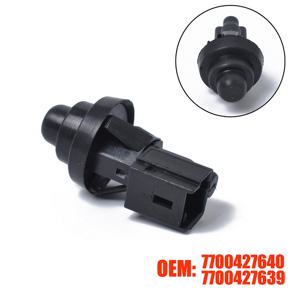 Thumbnail: 1pc/2pcs Door Interior Light Switch Sensor 2.16 Inch Black-Plastic Fits For Rena