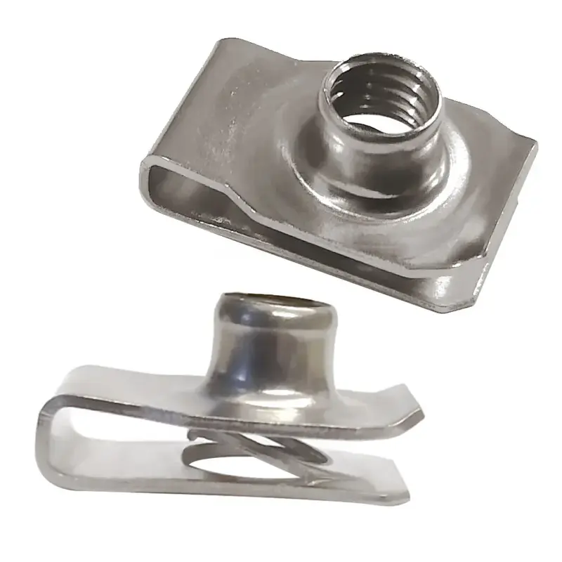 Thumbnail: 10pcs (5sets) Stainless Steel Car Body Bolts U-nut Clips M6 M5 M4 M8 Fender Reta