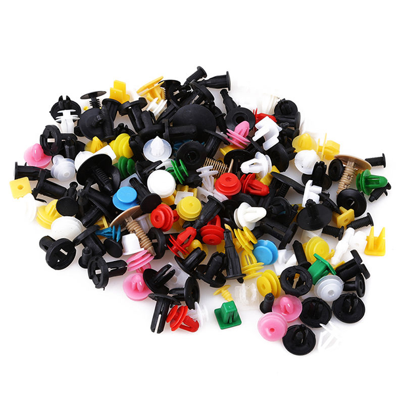 Thumbnail: 200/500 Pcs Car Clips Fastener Screws Bumper Interior Decoration Auto Nylon Rand