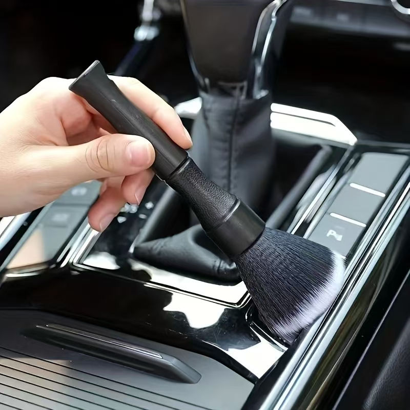 Car Detailing Brush Super Soft Auto Interior Detail Brush With Synthetic Bristle