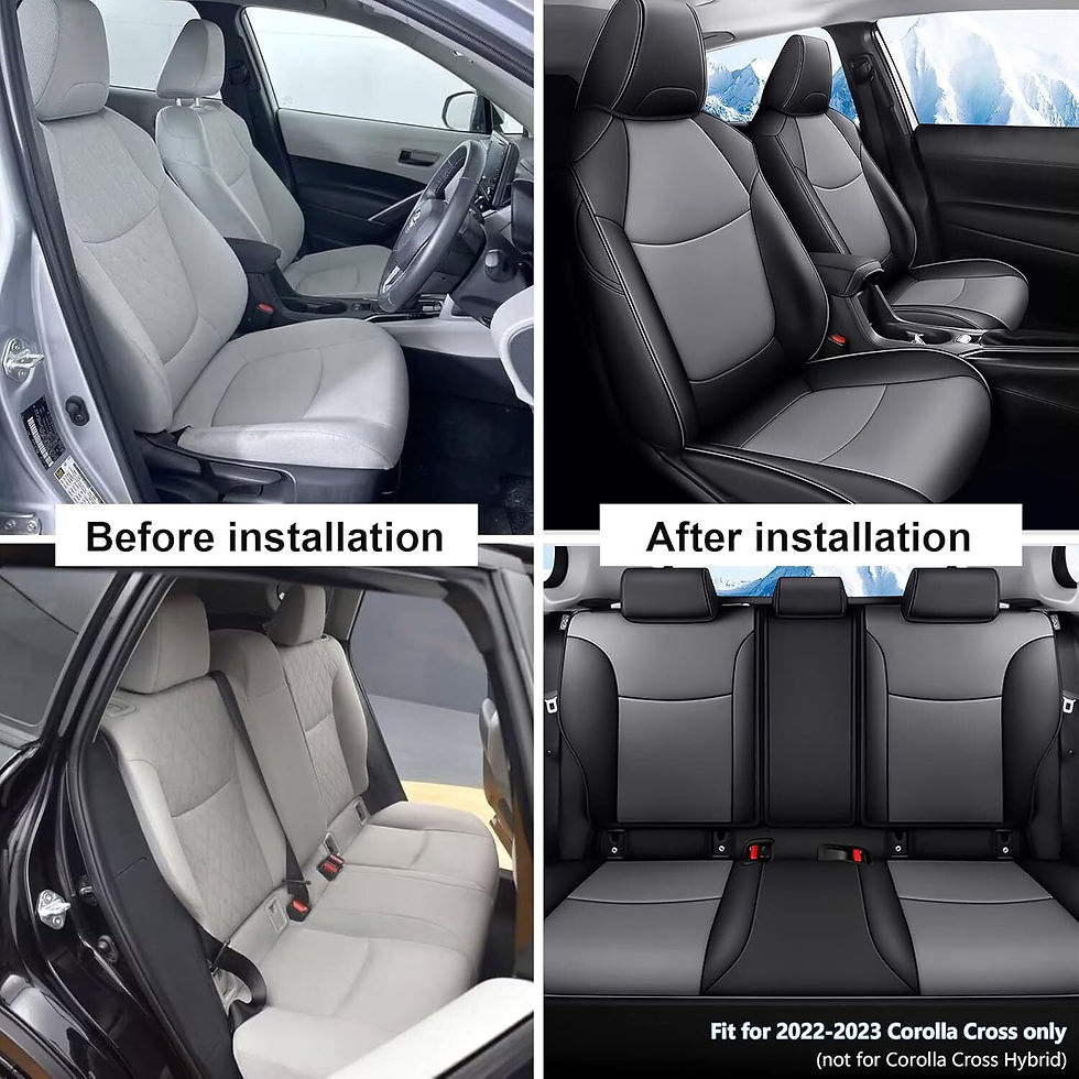 Thumbnail: JIAMAOXIN Custom Fit Seat Covers for Toyota Corolla Cross Hybrid SE,XES 202..