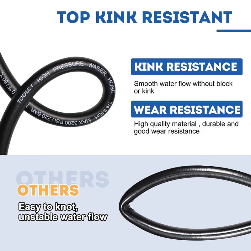 Thumbnail: High Pressure Washer Hose Cord Pipe CarWash Hose Water Cleaning Extension Hose M