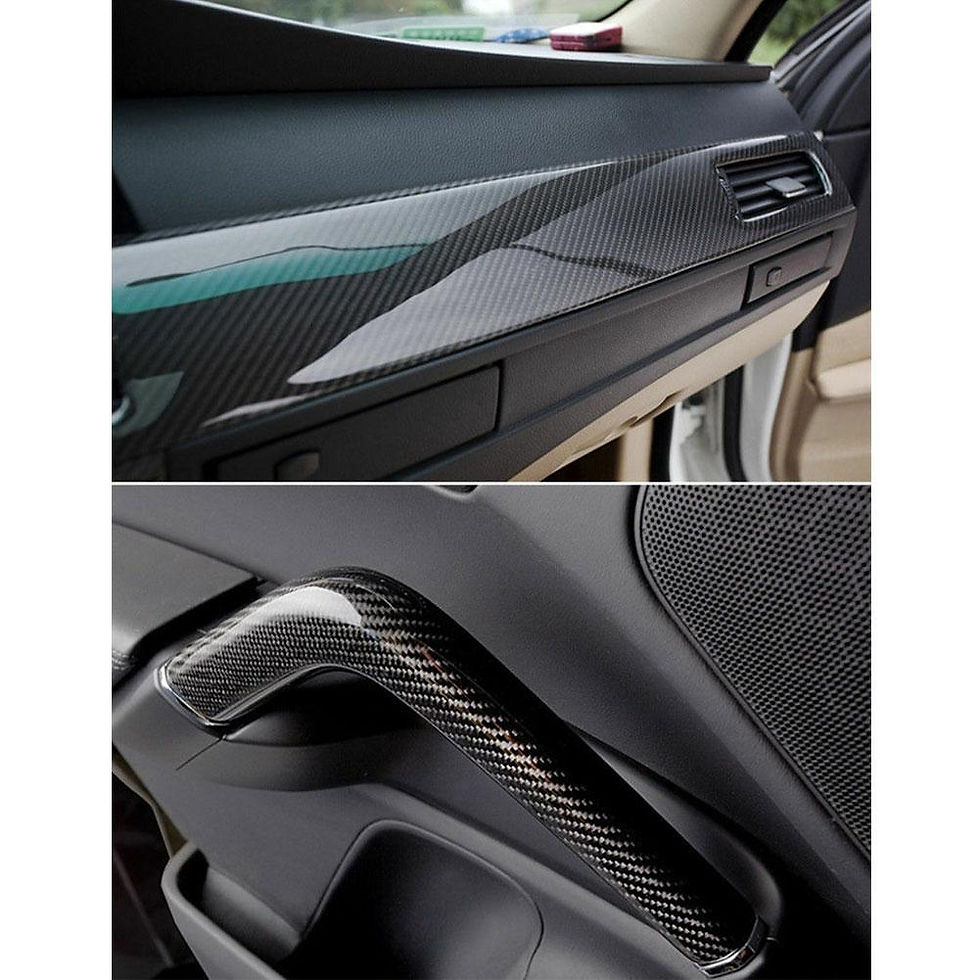 Thumbnail: 30cmX152cm 7D Carbon Fiber Vinyl Film Carbon Fiber Sticker Glossy Car Wrap Sheet