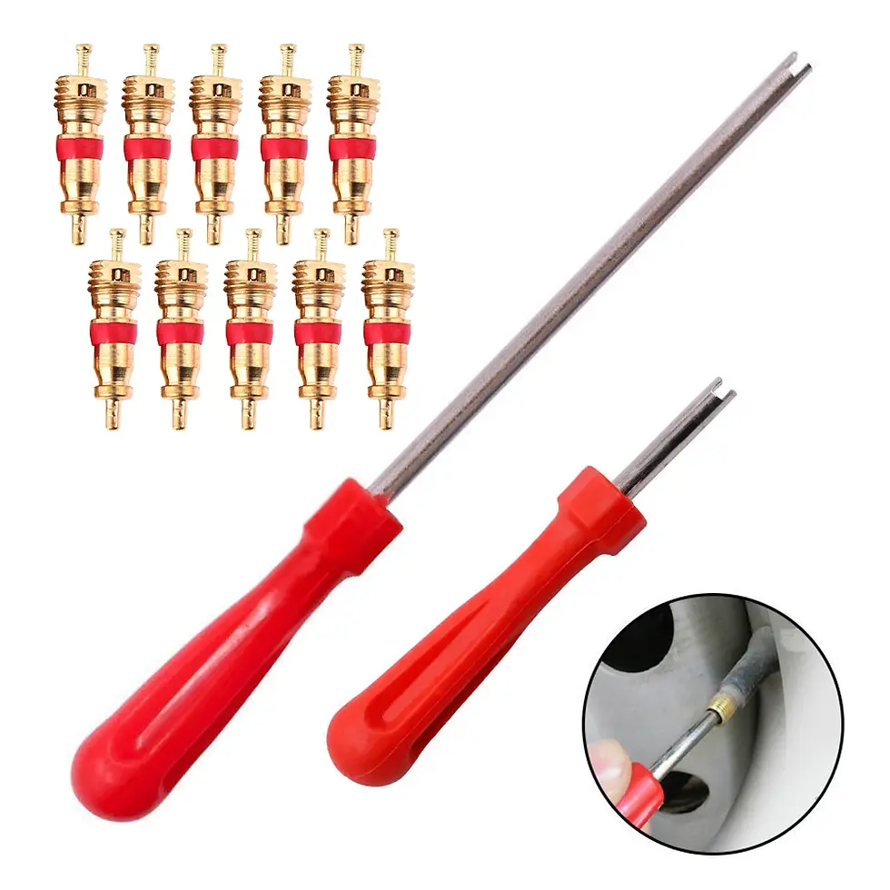 Thumbnail: 1set Tire Valve Core Screwdriver Tool Multifunctional Tire Valve Stem Tool Stand
