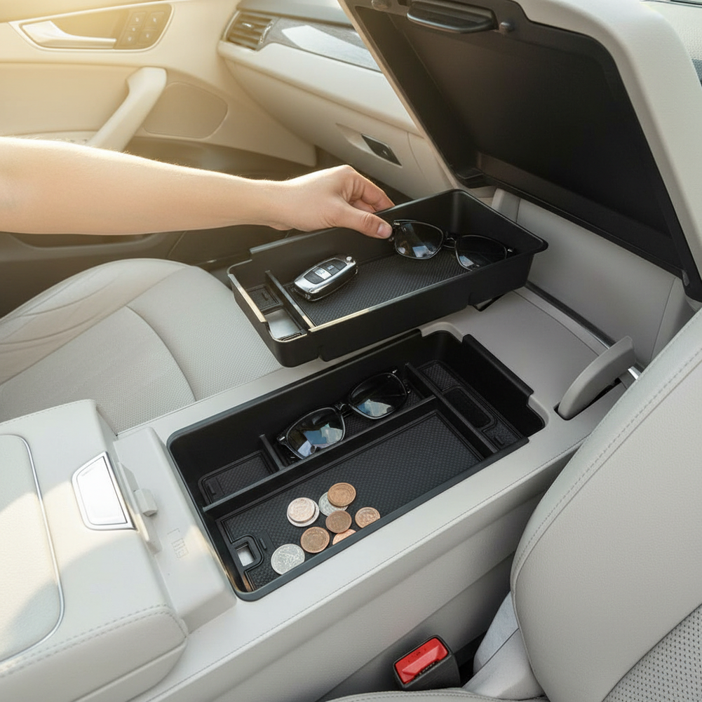 For Haval H6 2025 2026 Center Armrest Storage Box Central Console Organizer Tray