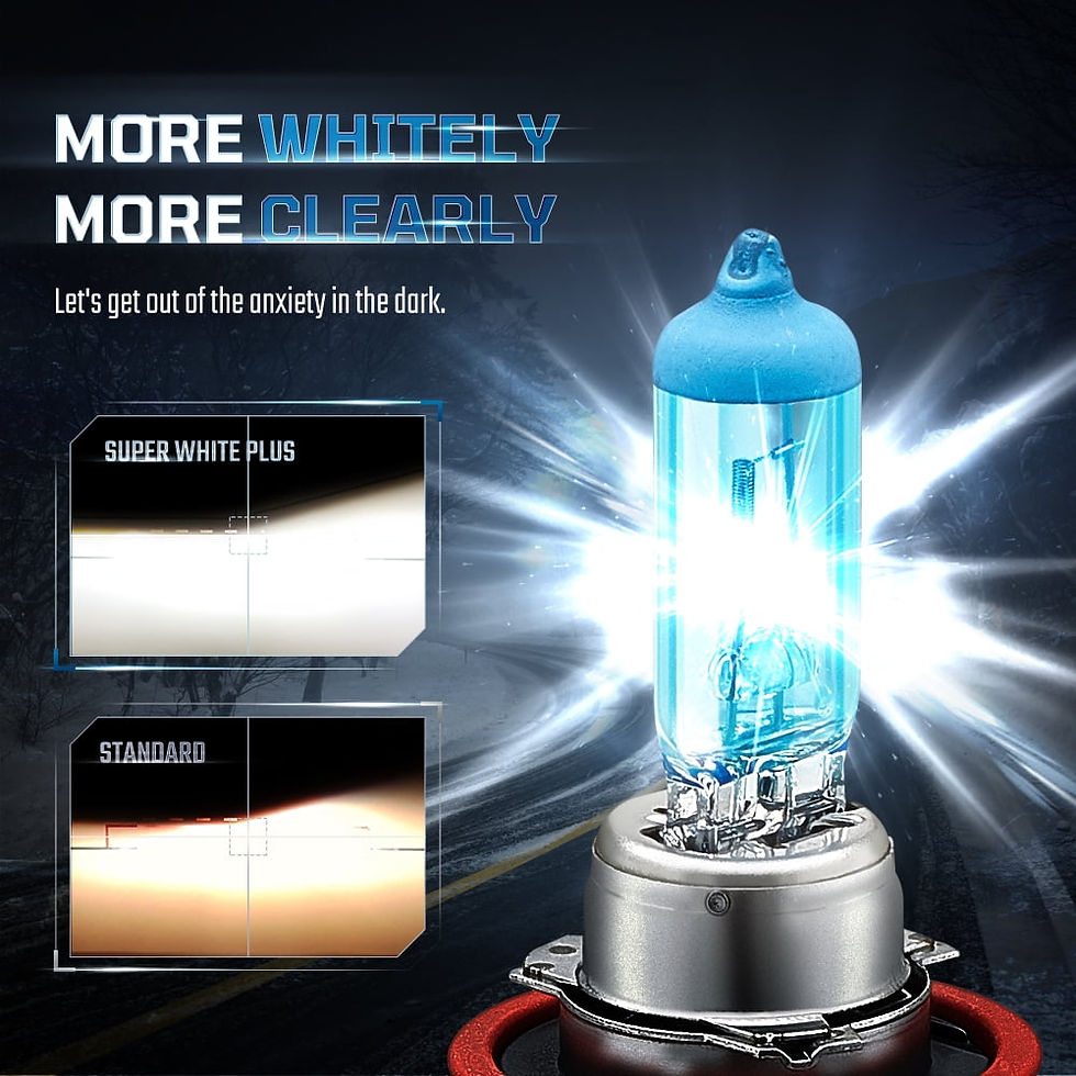 Thumbnail: H11 Halogen Headlight Bulb/Fog Light 12V 55W Xenon White 5000K Light Headla..